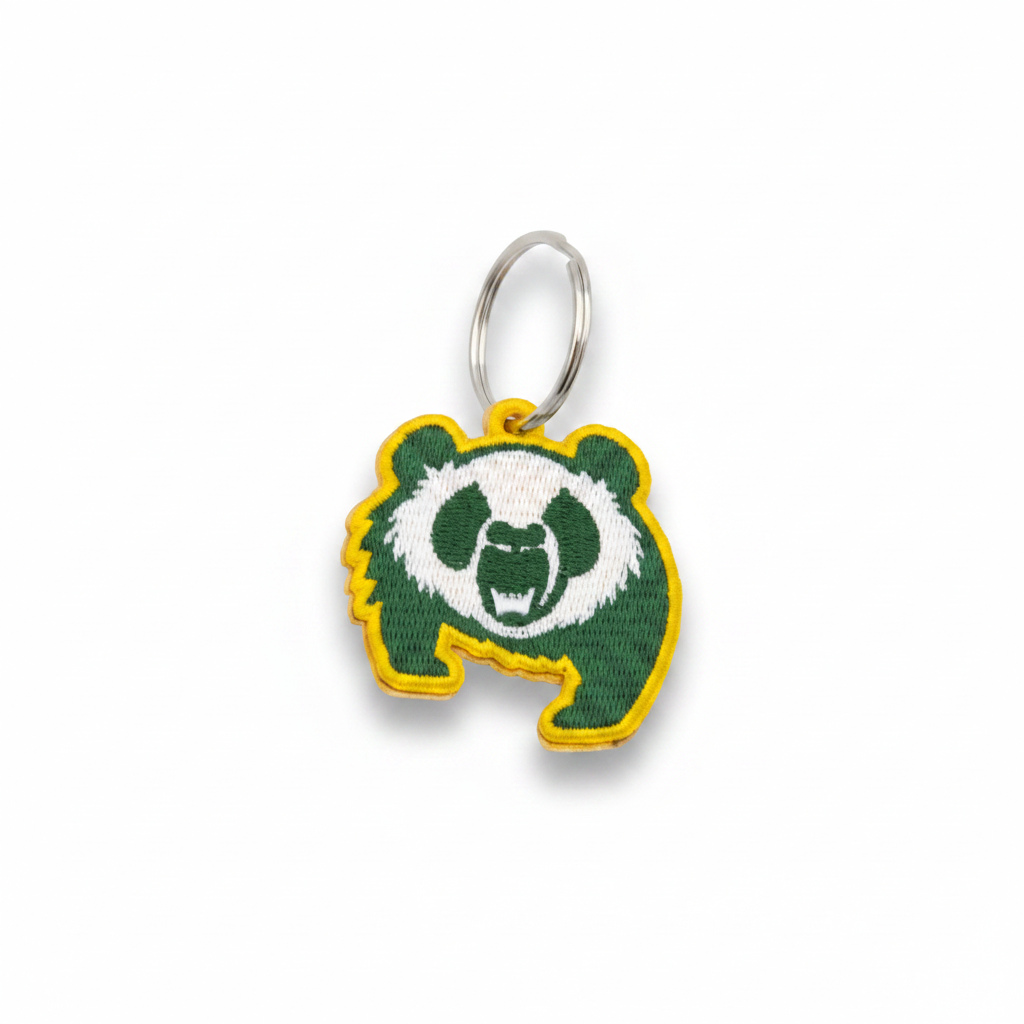 EMBROIDERED PATCH KEYCHAIN