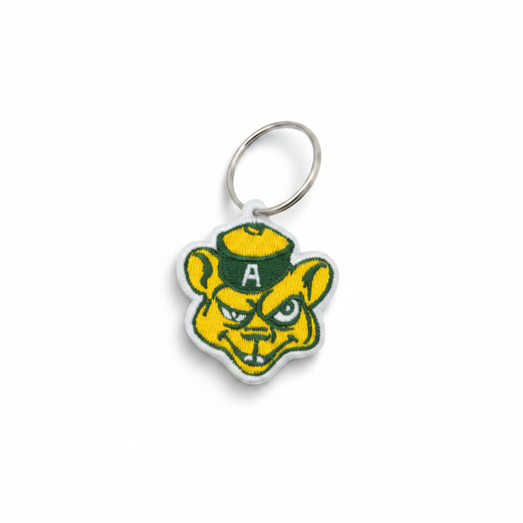 EMBROIDERED PATCH KEYCHAIN