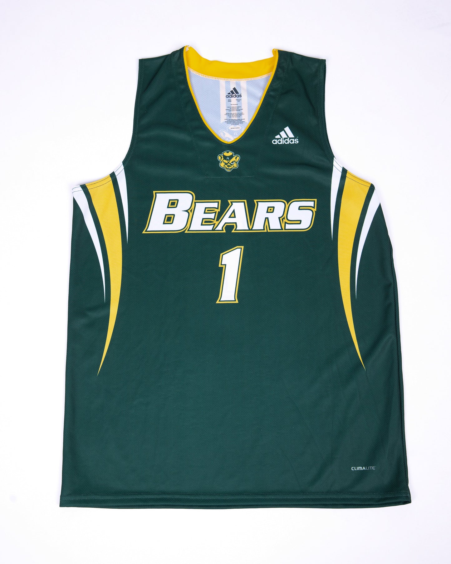 ADIDAS GOLDEN BEARS BASKETBALL JERSEY